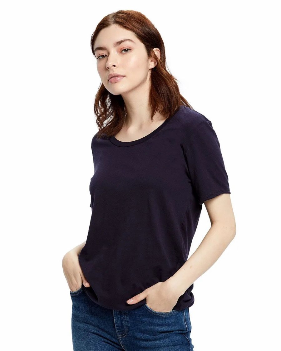 Shirts & Tops * Us Blanks Women'S Loose Fit Boyfriend Tee