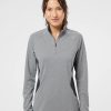 Sweatshirts & Fleece * Adidas Women'S Lightweight Quarter-Zip Pullover