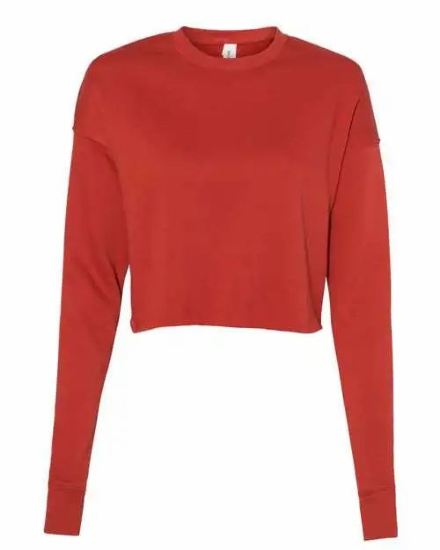 Sweatshirts & Fleece * Bella + Canvas Women'S Crop Crew Fleece