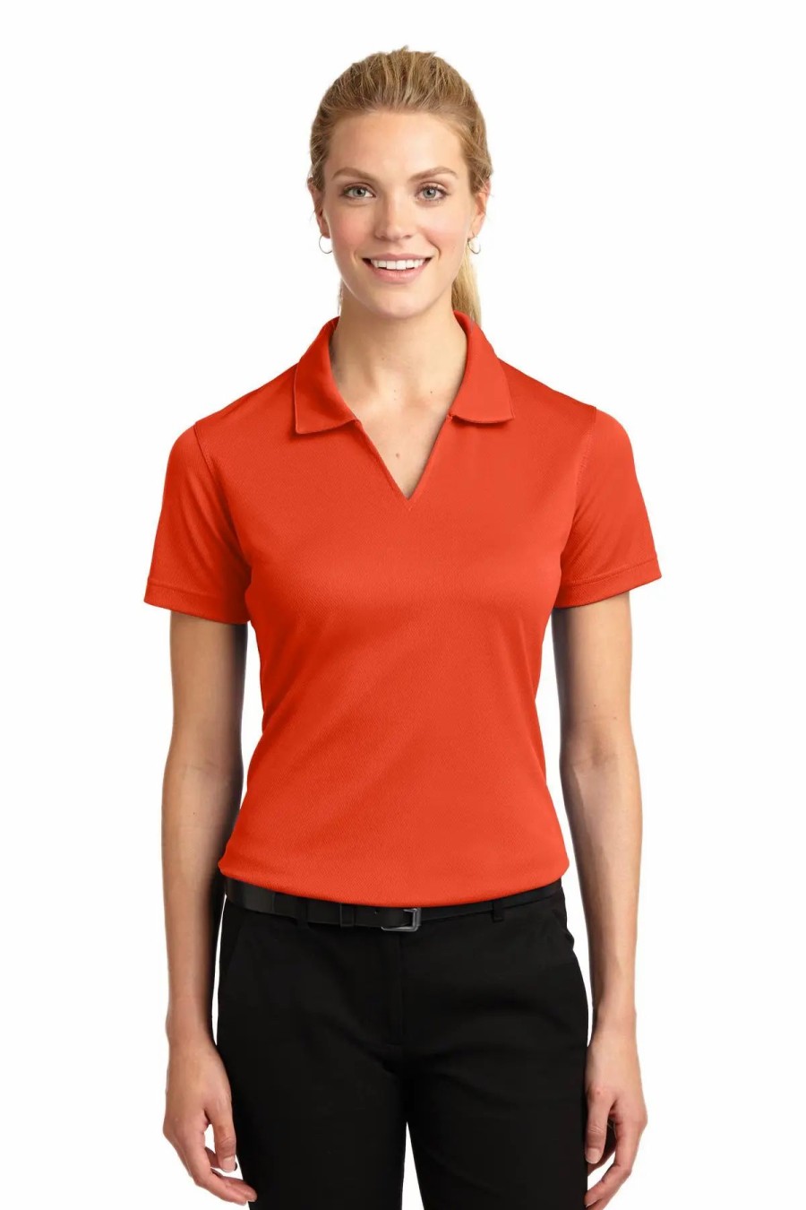 Shirts & Tops * Sport-Tek Women'S Dri-Mesh V-Neck Polo L469