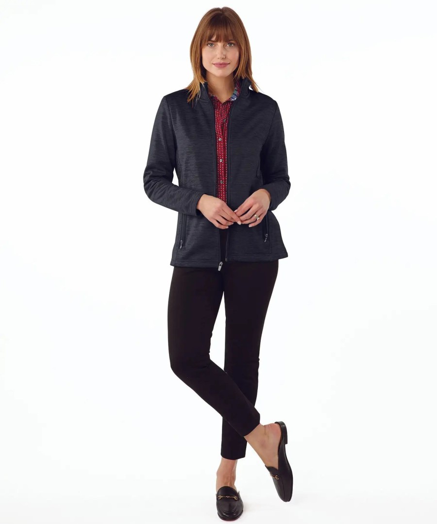 Jackets & Vests * Charles River Women'S Brigham Knit Jacket