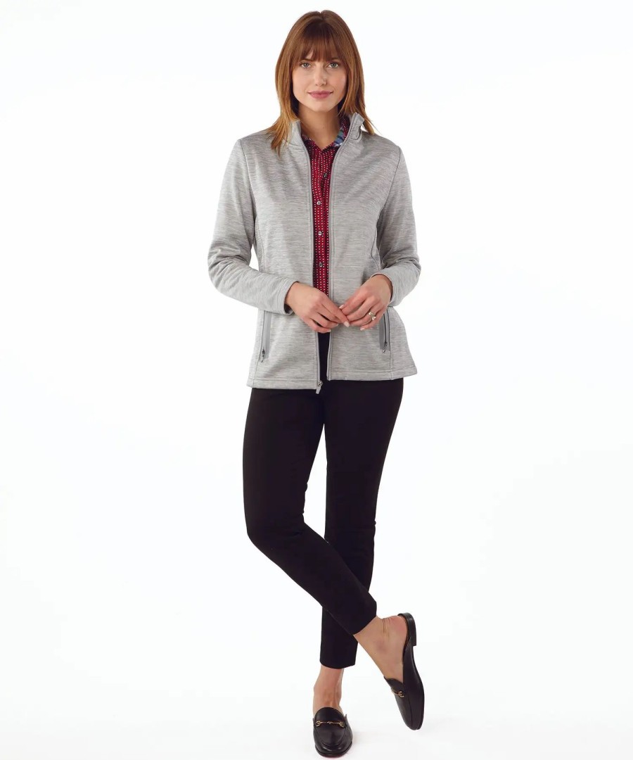 Jackets & Vests * Charles River Women'S Brigham Knit Jacket