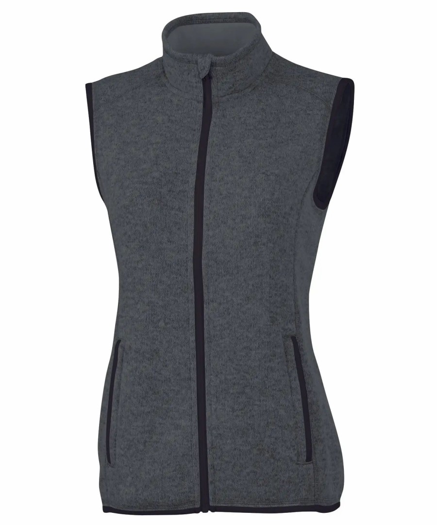 Jackets & Vests * Charles River Women'S Pacific Heathered Vest