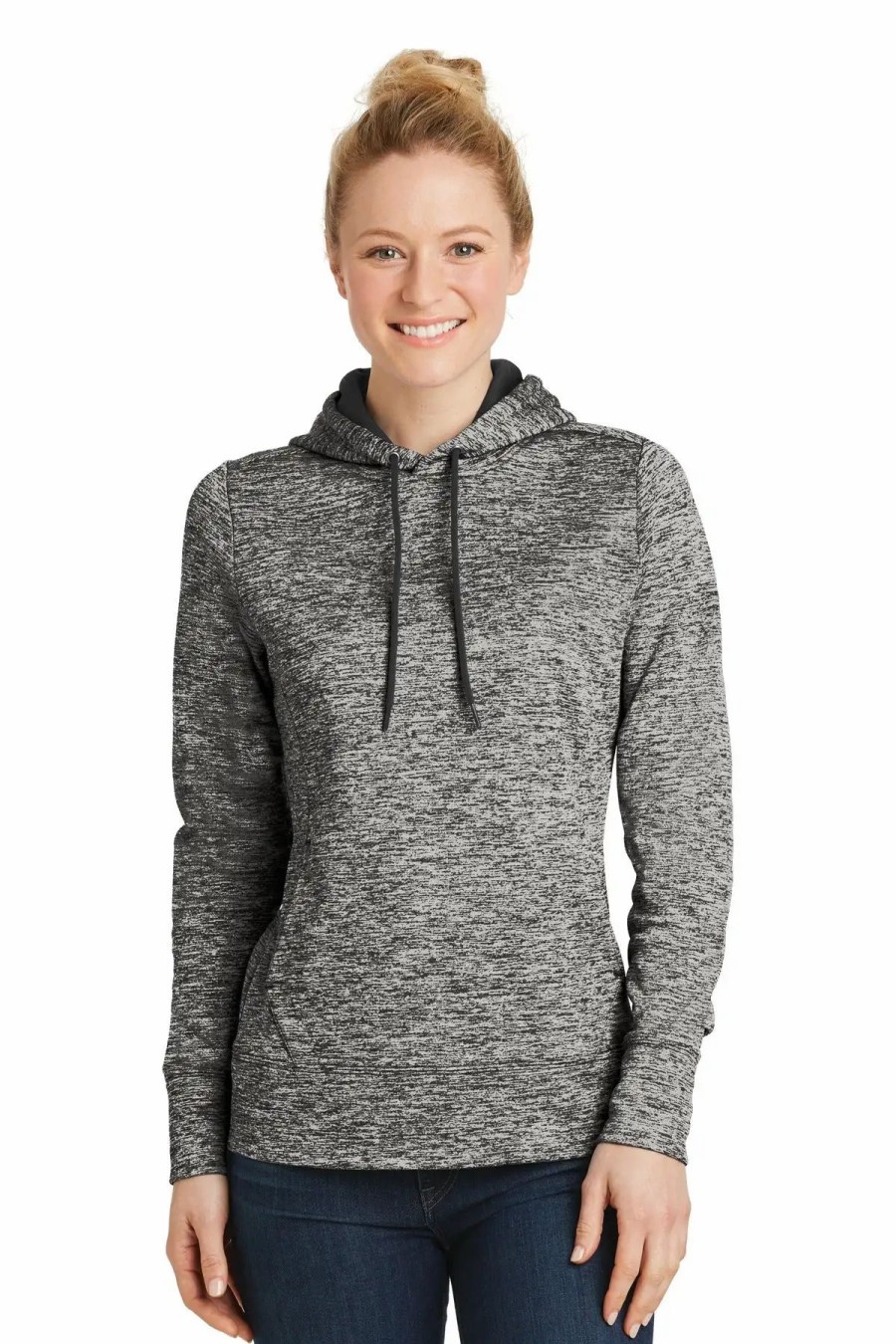 Sweatshirts & Fleece * Sport-Tek Women'S Posicharge Electric Heather Fleece Hooded Pullover Lst225