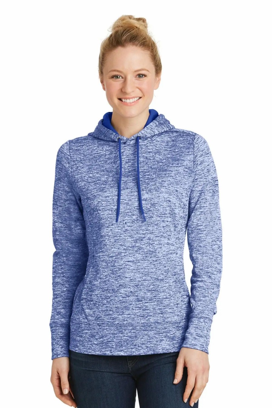 Sweatshirts & Fleece * Sport-Tek Women'S Posicharge Electric Heather Fleece Hooded Pullover Lst225