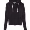 Sweatshirts & Fleece * J. America Women'S Lounge Fleece Hi-Low Hooded Sweatshirt