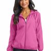 Jackets & Vests * Port Authority Ladies Hooded Essential Jacket. L305