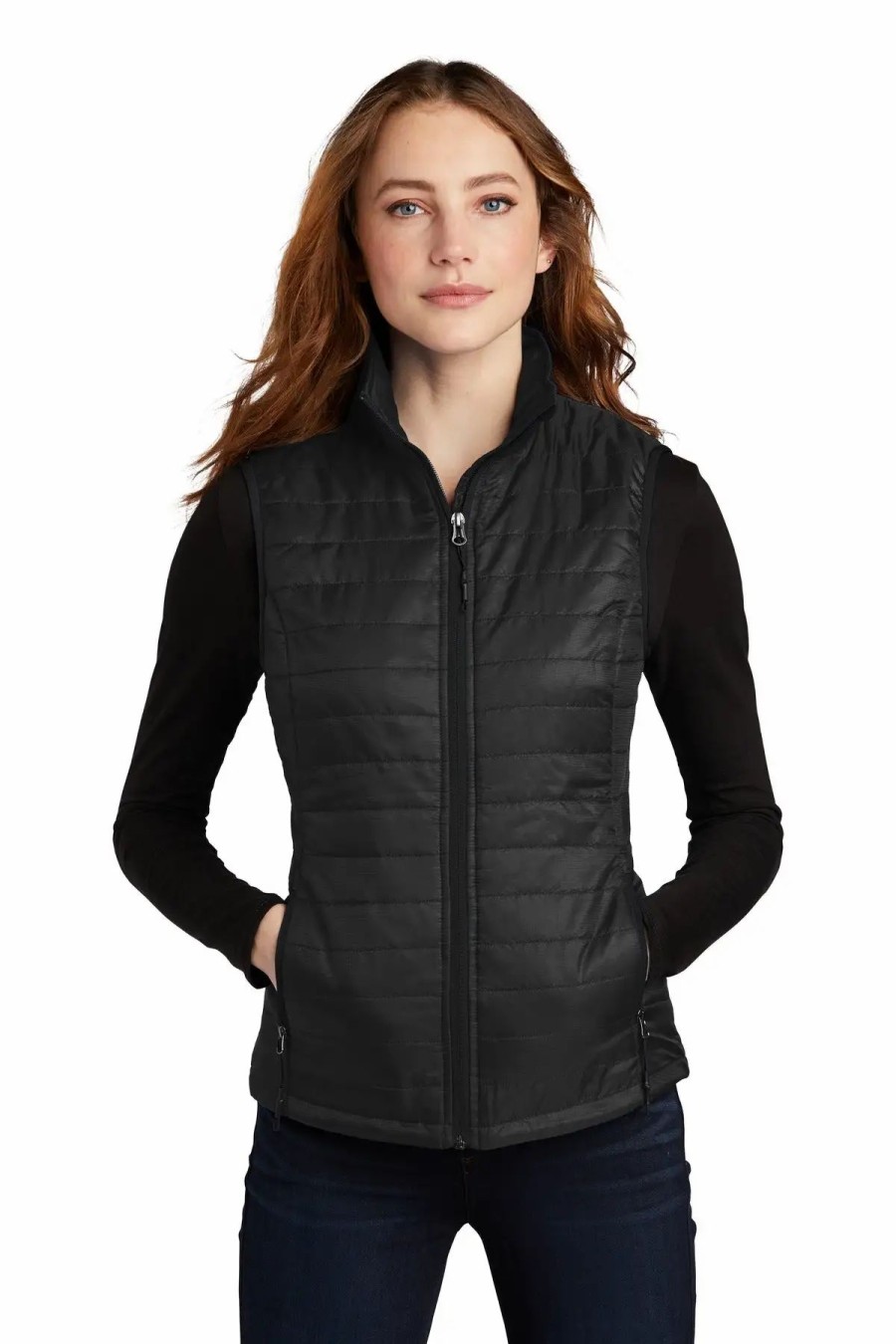 Jackets & Vests * Port Authority Women'S Packable Puffy Vest L851