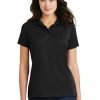 Shirts & Tops * Port Authority Ladies Poly-Charcoal Blend Pique Polo. L497