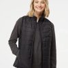 Jackets & Vests * Independent Trading Co. Women'S Puffer Vest Black