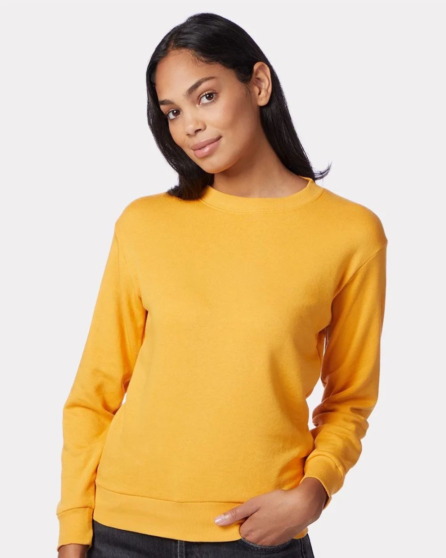 Sweatshirts & Fleece * Alternative Women'S Eco-Washed Terry Throwback Pullover