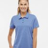 Shirts & Tops * Adidas Women'S Heathered Polo