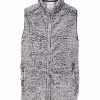 Jackets & Vests * J. America Womena S Epic Sherpa Full-Zip Vest