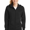 Jackets & Vests * Sport-Tek Women'S Full-Zip Hooded Fleece Jacket