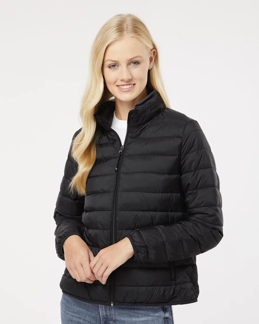 Sweatshirts & Fleece * Weatherproof Women'S Pillowpac Puffer Jacket Black