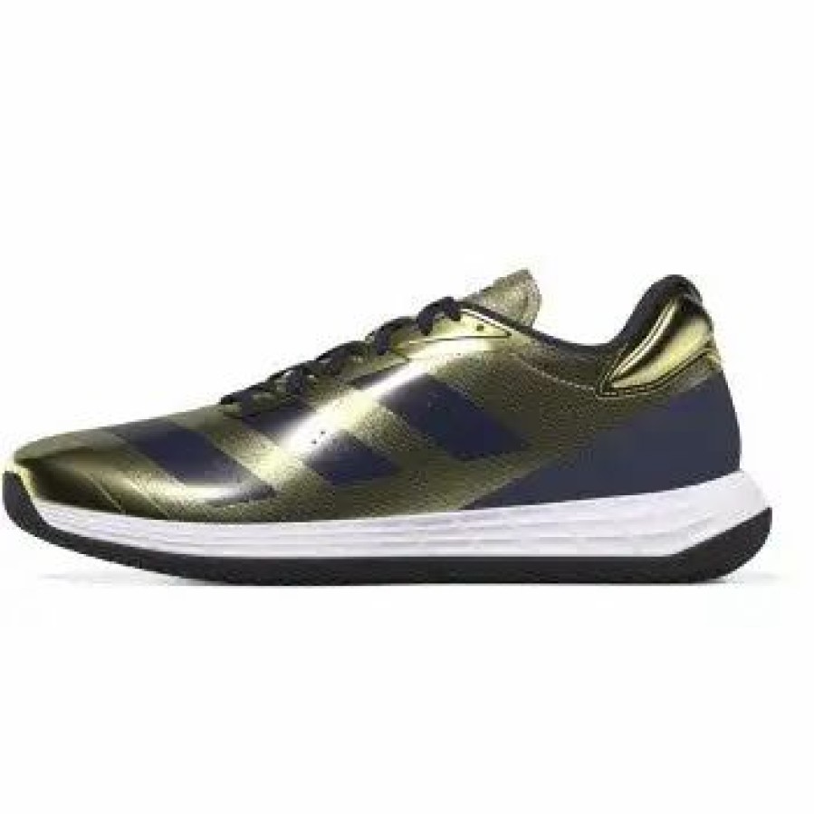 Footwear * Adidas Mens Adizero Fastcourt Shoes Goldmt/Tenabl/Ftwwht