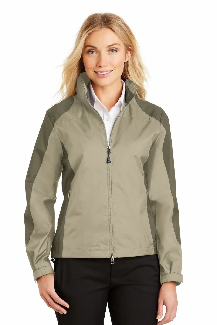 Jackets & Vests * Port Authority Ladies Endeavor Jacket. L768 Black/Gunmetal