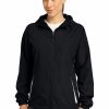 Jackets & Vests * Sport-Tek Women'S Colorblock Hooded Raglan Jacket