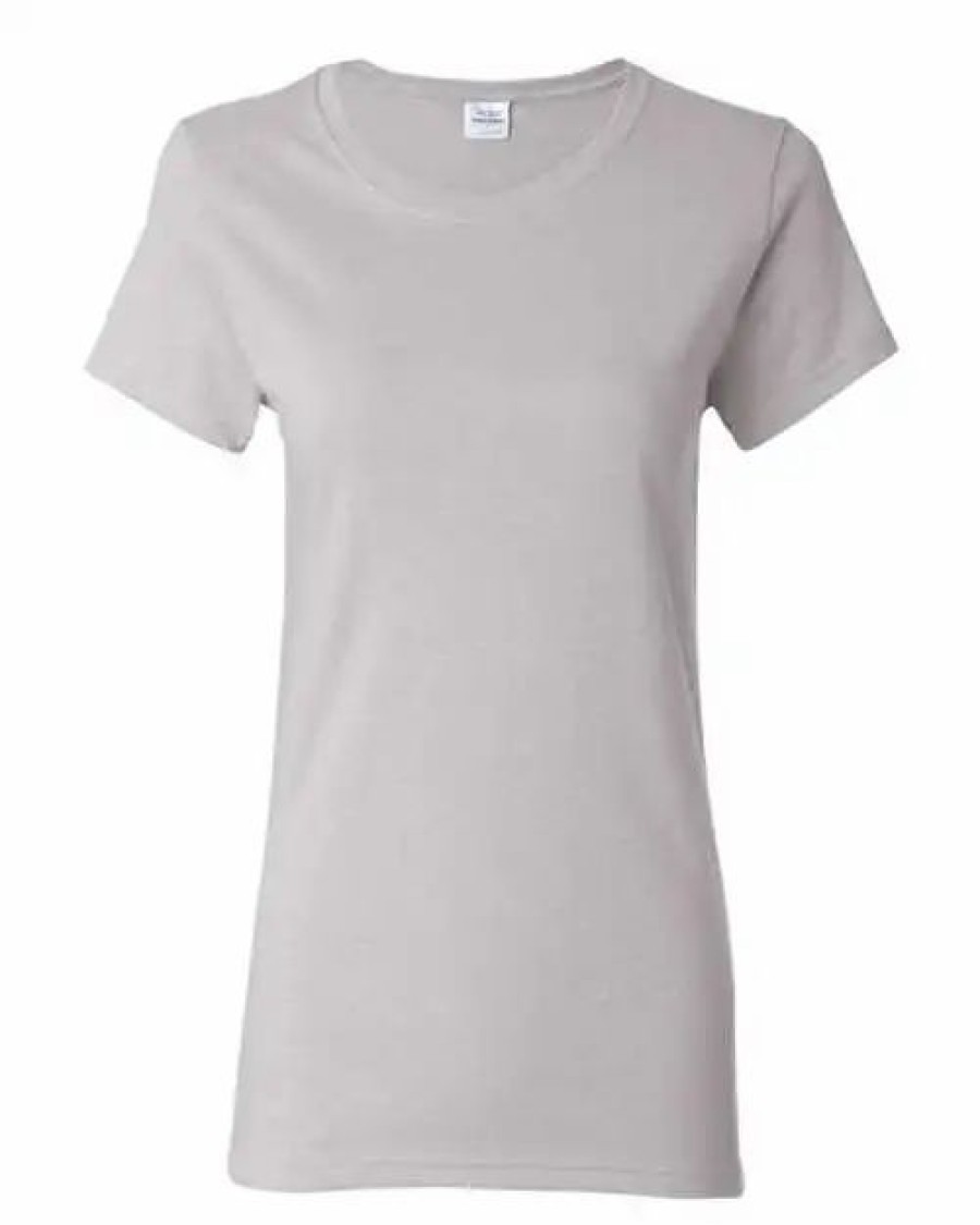 Shirts & Tops * Gildan Women'S Heavy Cotton 100% Cotton T-Shirt