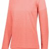 Sweatshirts & Fleece * Augusta Women'S Zoe Tonal Heather Pullover