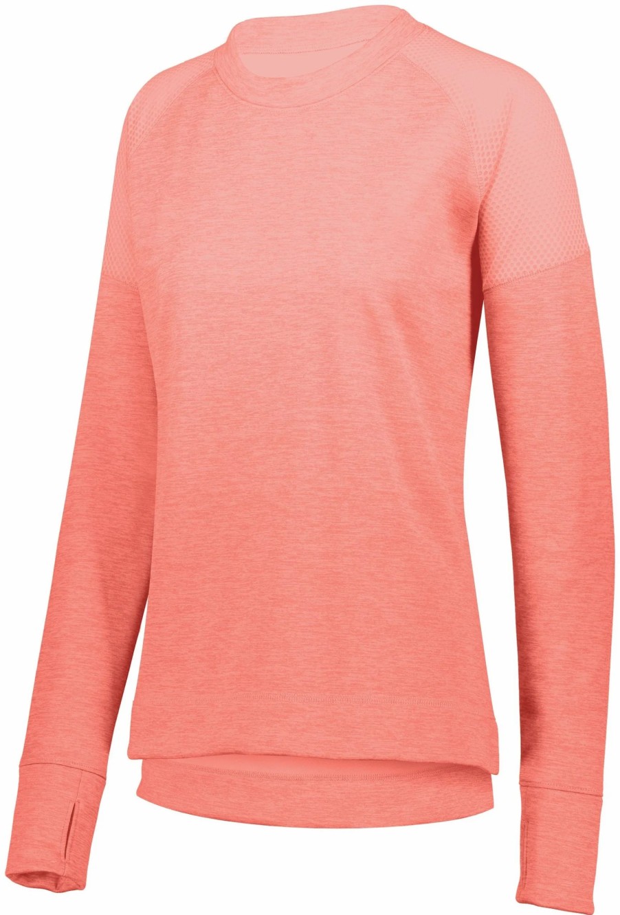 Sweatshirts & Fleece * Augusta Women'S Zoe Tonal Heather Pullover