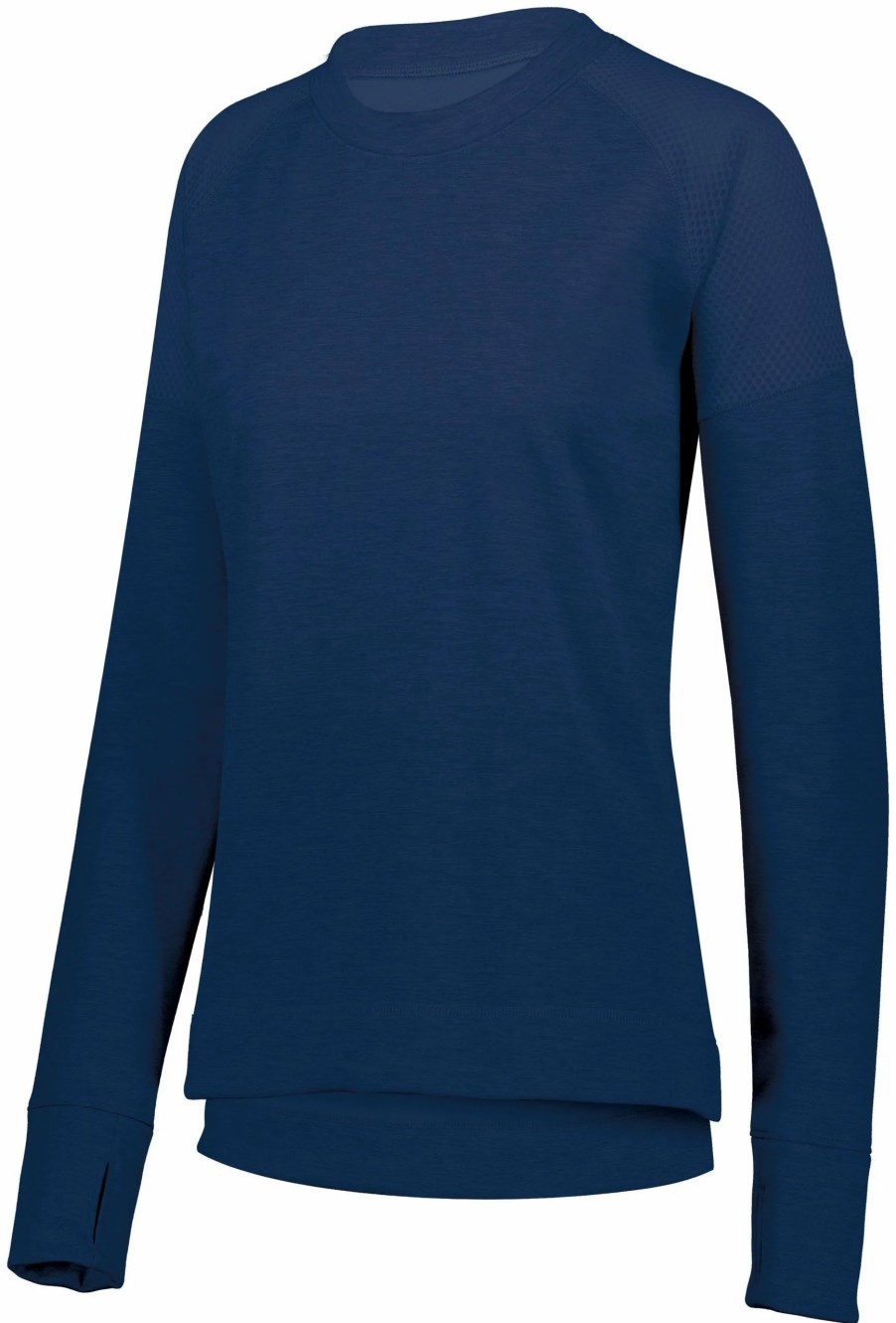 Sweatshirts & Fleece * Augusta Women'S Zoe Tonal Heather Pullover