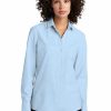 Shirts & Tops * Mercer+Mettle Women'S Long Sleeve Stretch Woven Shirt Mm2001