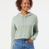 Sweatshirts & Fleece * Independent Trading Co. Women'S Lightweight Crop Hooded Sweatshirt