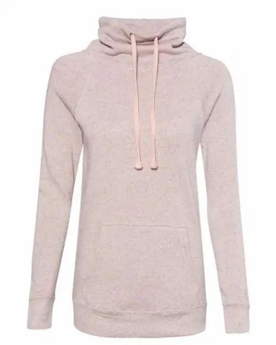 Sweatshirts & Fleece * Mv Sport Women'S Space-Dyed Cowl Neck Sweatshirt