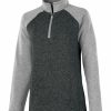 Sweatshirts & Fleece * Charles River Women'S 1/4 Zip Color Block Htr Fl