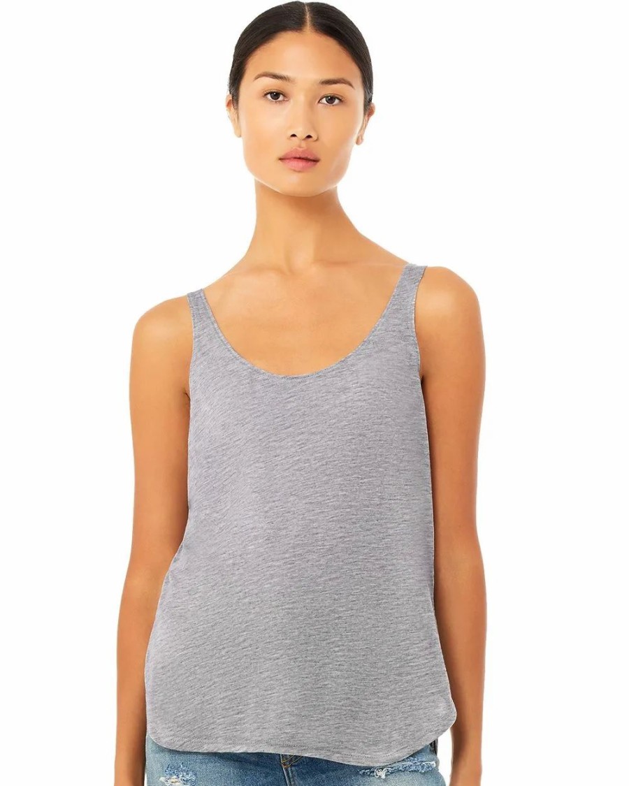 Shirts & Tops * Bella + Canvas Women'S Flowy Tank With Side Slit