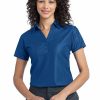 Shirts & Tops * Port Authority Ladies Vertical Pique Polo. L512