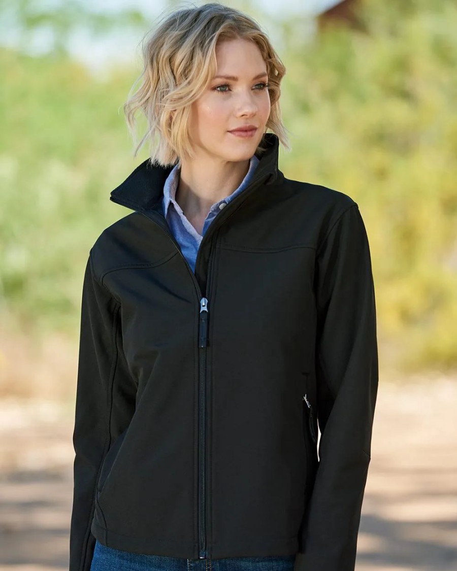 Jackets & Vests * Weatherproof Women'S Soft Shell Jacket Black