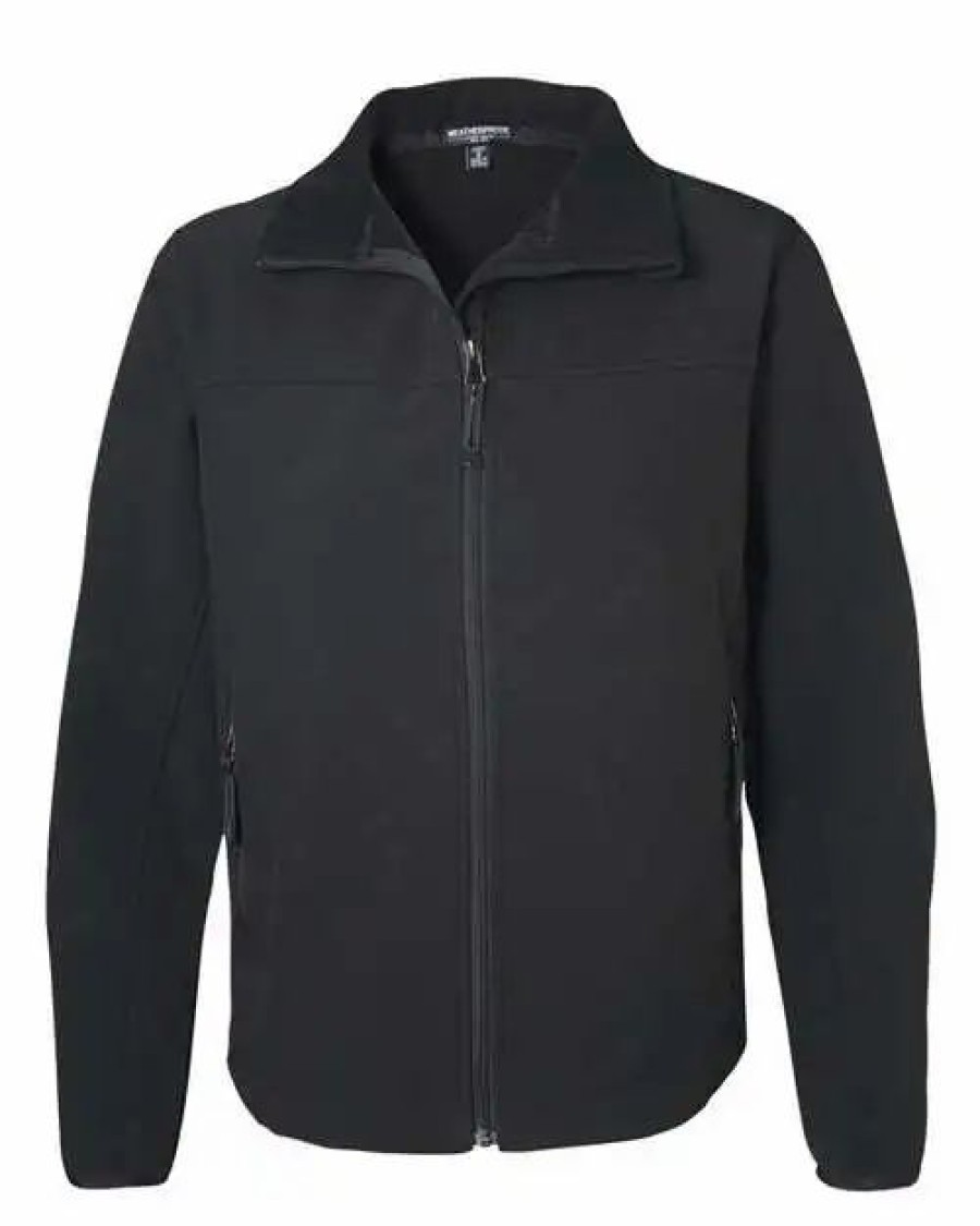 Jackets & Vests * Weatherproof Women'S Soft Shell Jacket Black