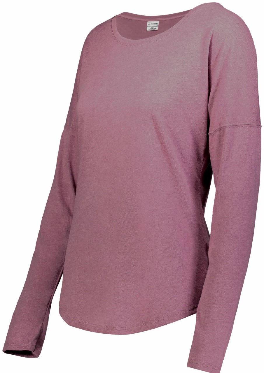 Shirts & Tops * Augusta Ladies Lux Tri-Blend Long Sleeve Tee