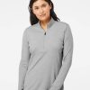 Sweatshirts & Fleece * Adidas Women'S Lightweight M?Lange Quarter-Zip Pullover