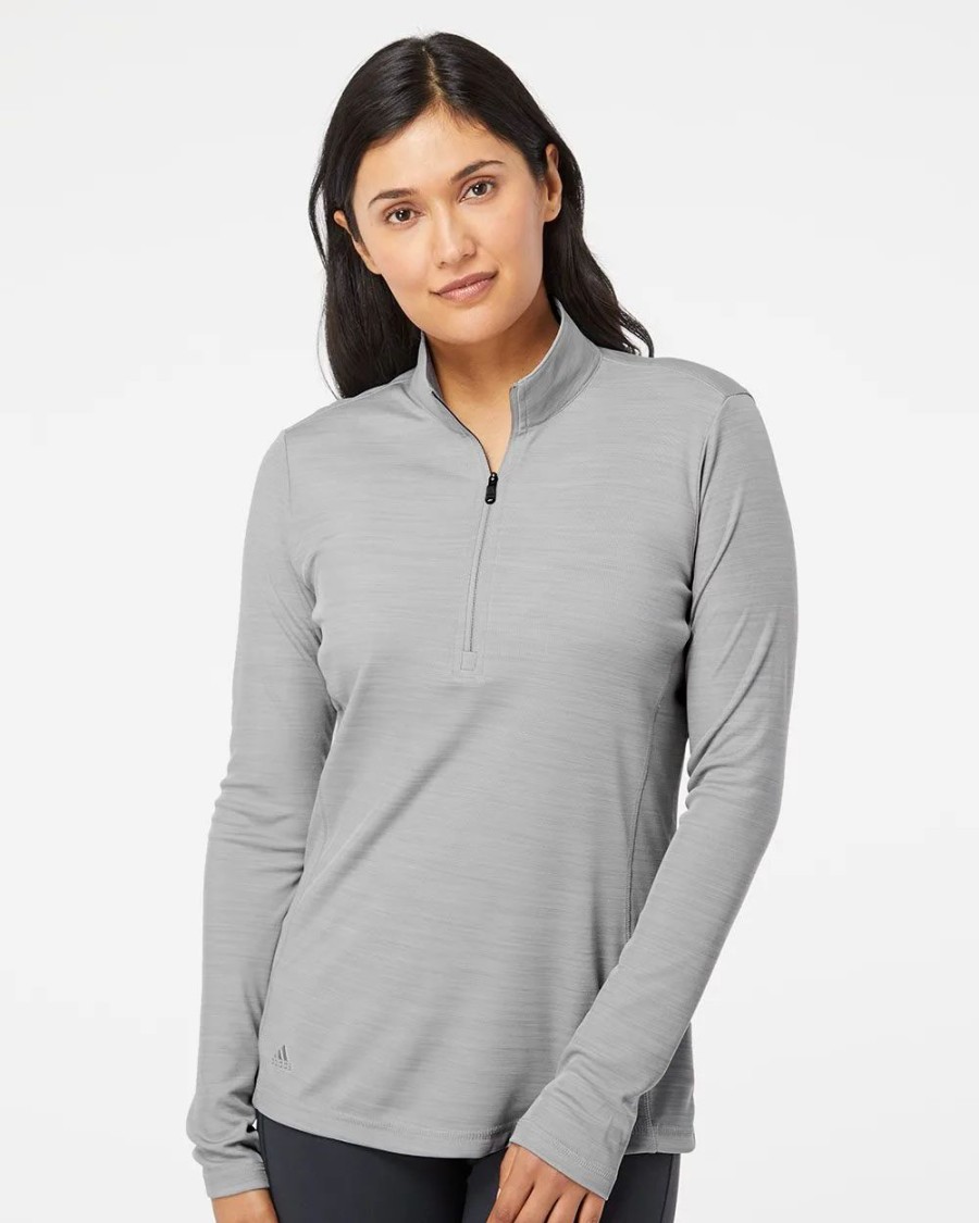 Sweatshirts & Fleece * Adidas Women'S Lightweight M?Lange Quarter-Zip Pullover