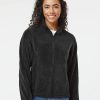 Jackets & Vests * Burnside Women'S Polar Fleece Full-Zip Jacket