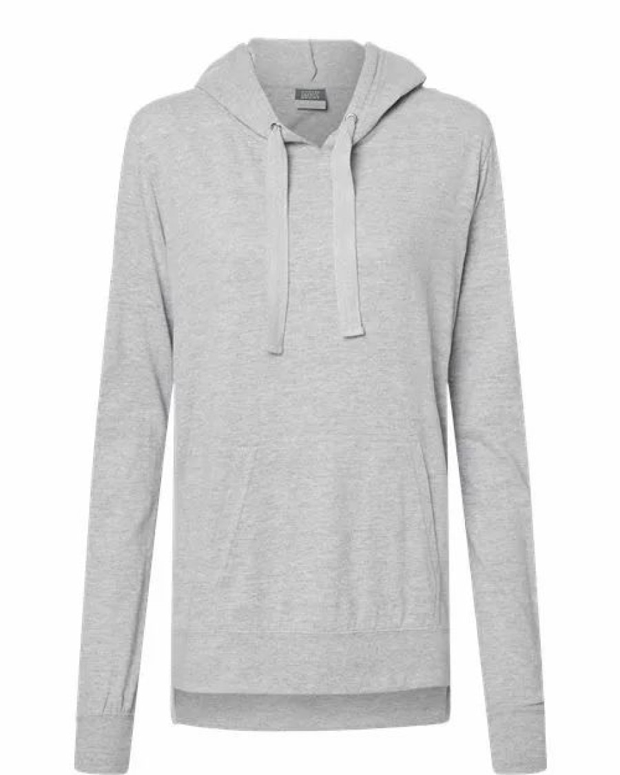 Sweatshirts & Fleece * Mv Sport Women'S Sueded Jersey Hooded Sweatshirt