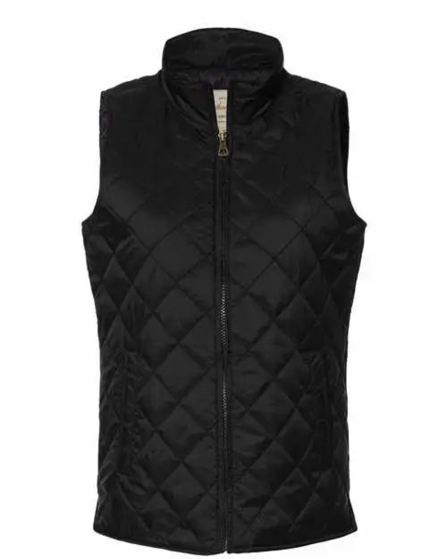 Jackets & Vests * Weatherproof Women'S Vintage Diamond Quilted Vest