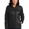 Jackets & Vests * Port Authority Ladies Packable Puffy Jacket L850