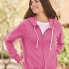 Sweatshirts & Fleece * Jerzees Women'S Snow Heather French Terry Full-Zip Hooded Sweatshirt