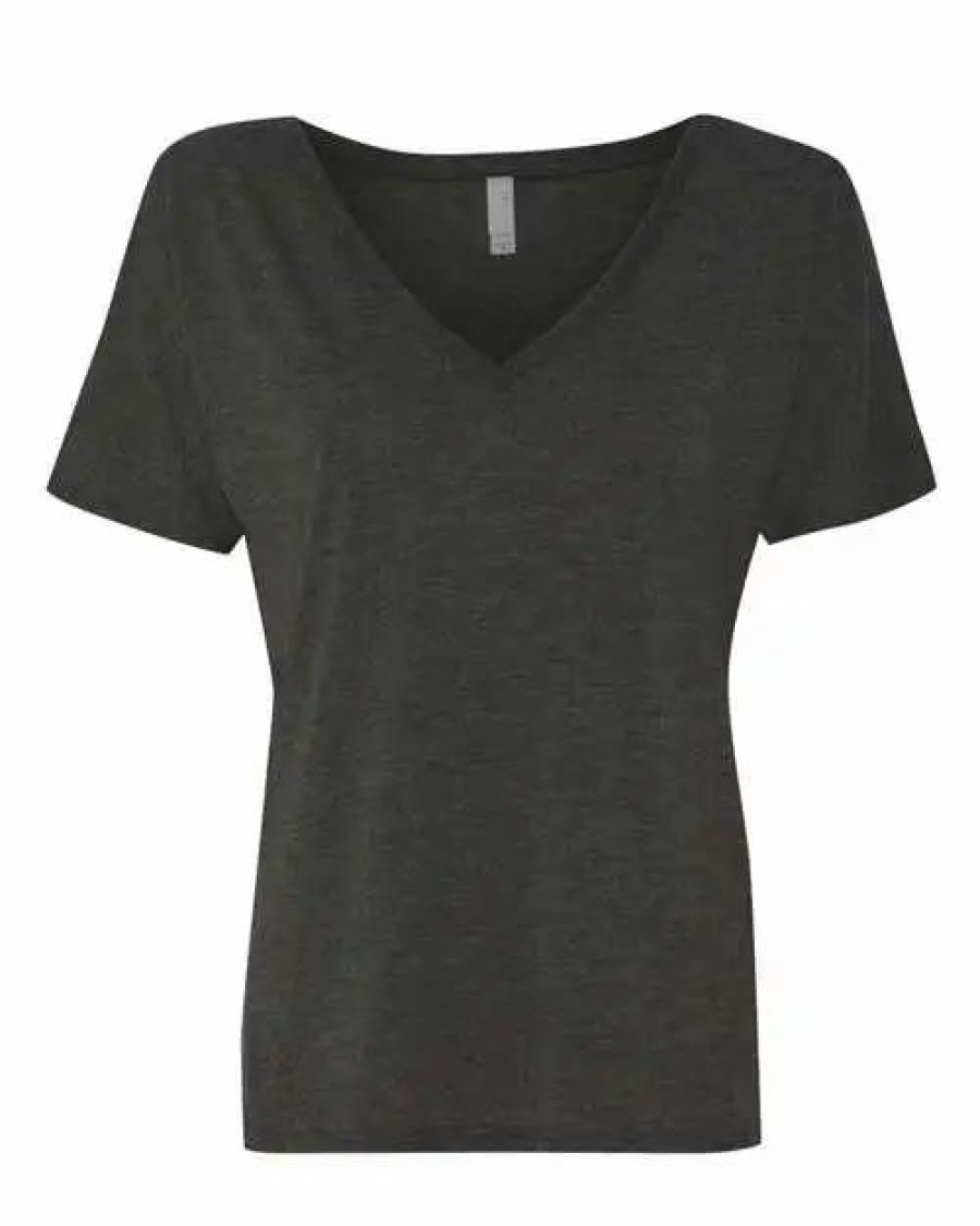 Shirts & Tops * Bella + Canvas Women'S Slouchy V-Neck Tee