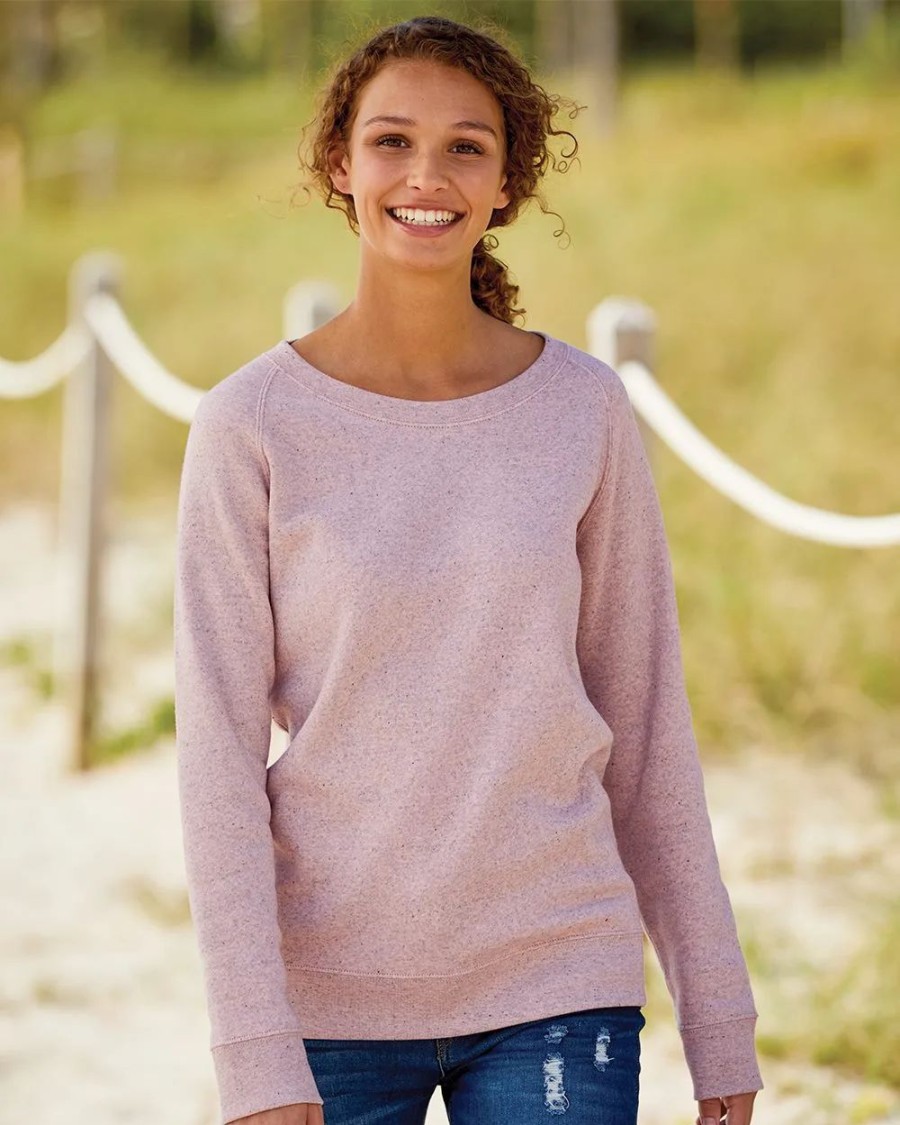 Sweatshirts & Fleece * Mv Sport Women'S Space-Dyed Sweatshirt