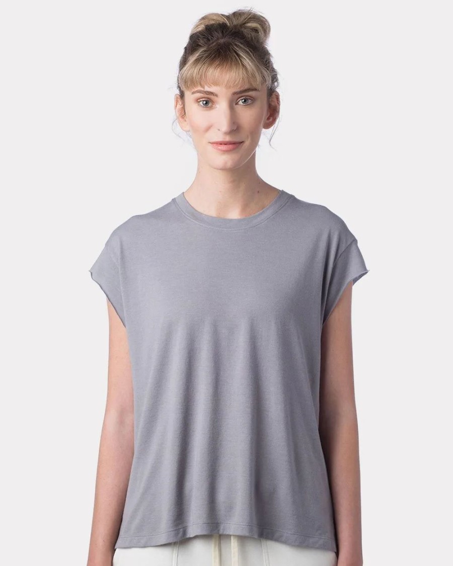 Shirts & Tops * Alternative Women'S Earthleisure Modal Triblend Muscle Tee