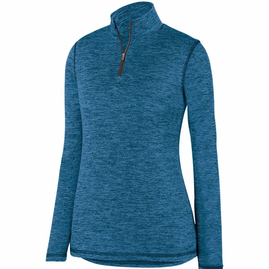 Sweatshirts & Fleece * Augusta Women'S Intensify Heather 1/4 Zip Pullover